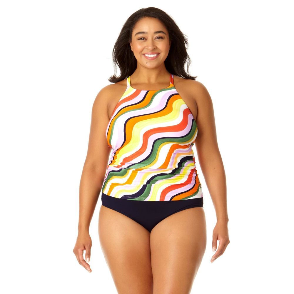 Women's High Neck Tankini Top